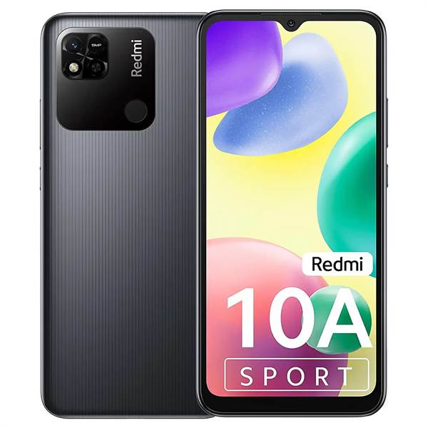 Redmi 10A Sport (Charcoal Black, 6GB RAM, 128GB Storage)